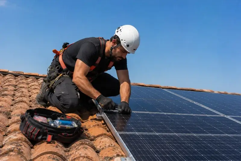 Maintenance et monitoring de panneaux solaires à Saint-Jean-de-Cuculles