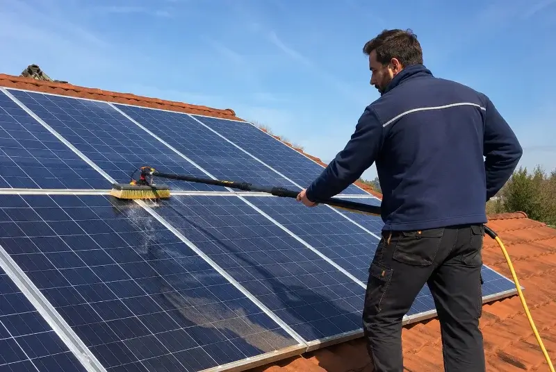 Nettoyage et entretien de panneaux solaires à Saint-Jean-de-Cuculles